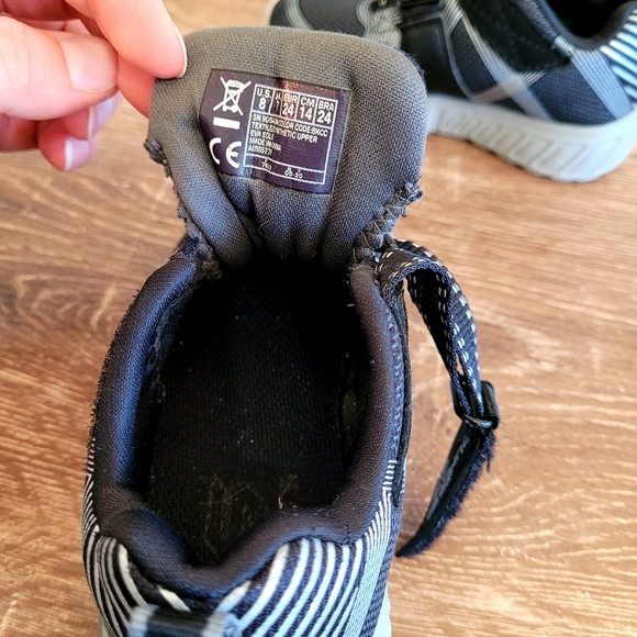 SKECHERS Toddler Shoes Black Super Z Sneaker (s8) - Picture 8 of 10